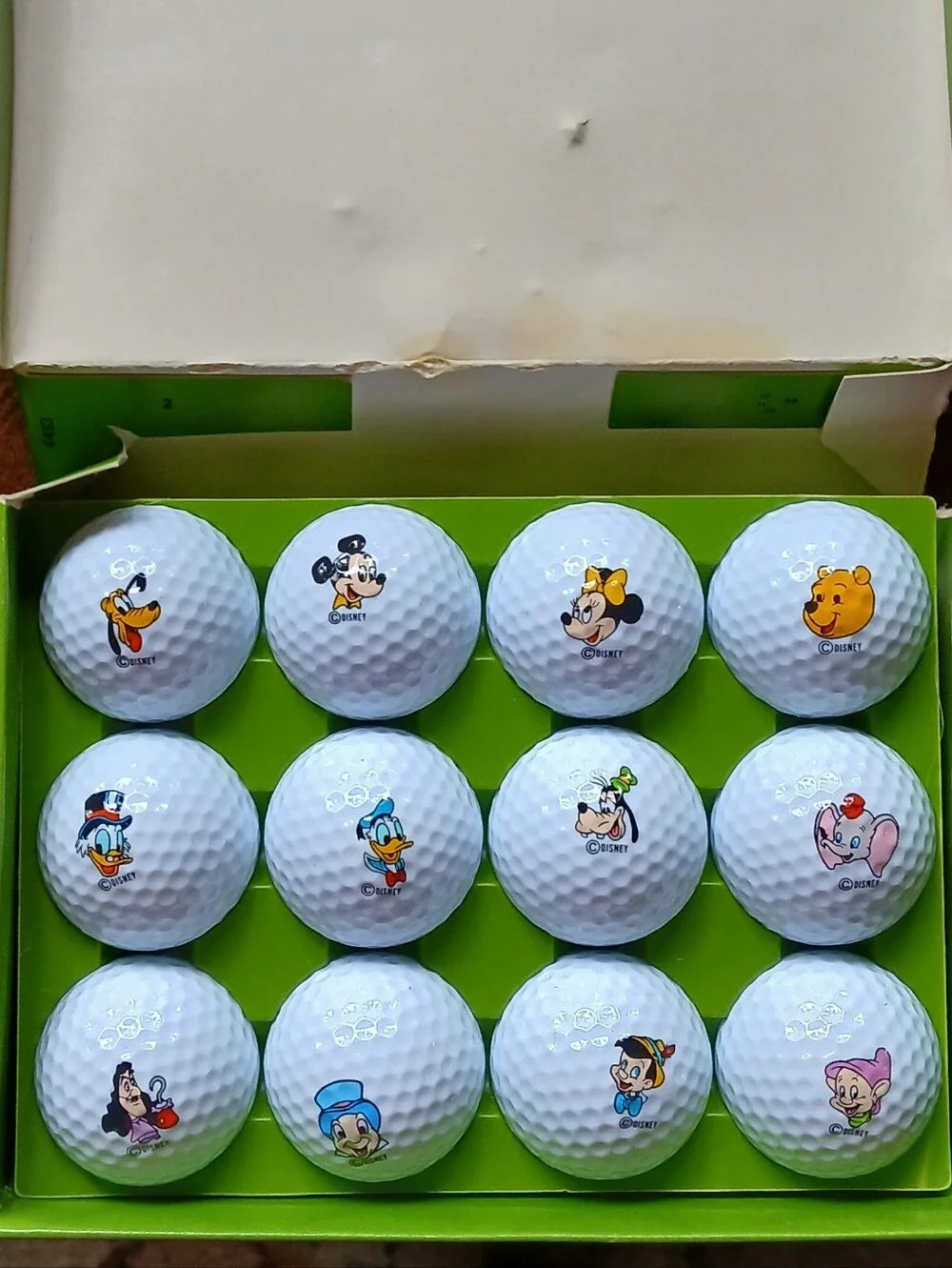 Vintage Disney Golf Ball Set